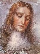  Leonardo  Da Vinci Christ's Head USA oil painting artist